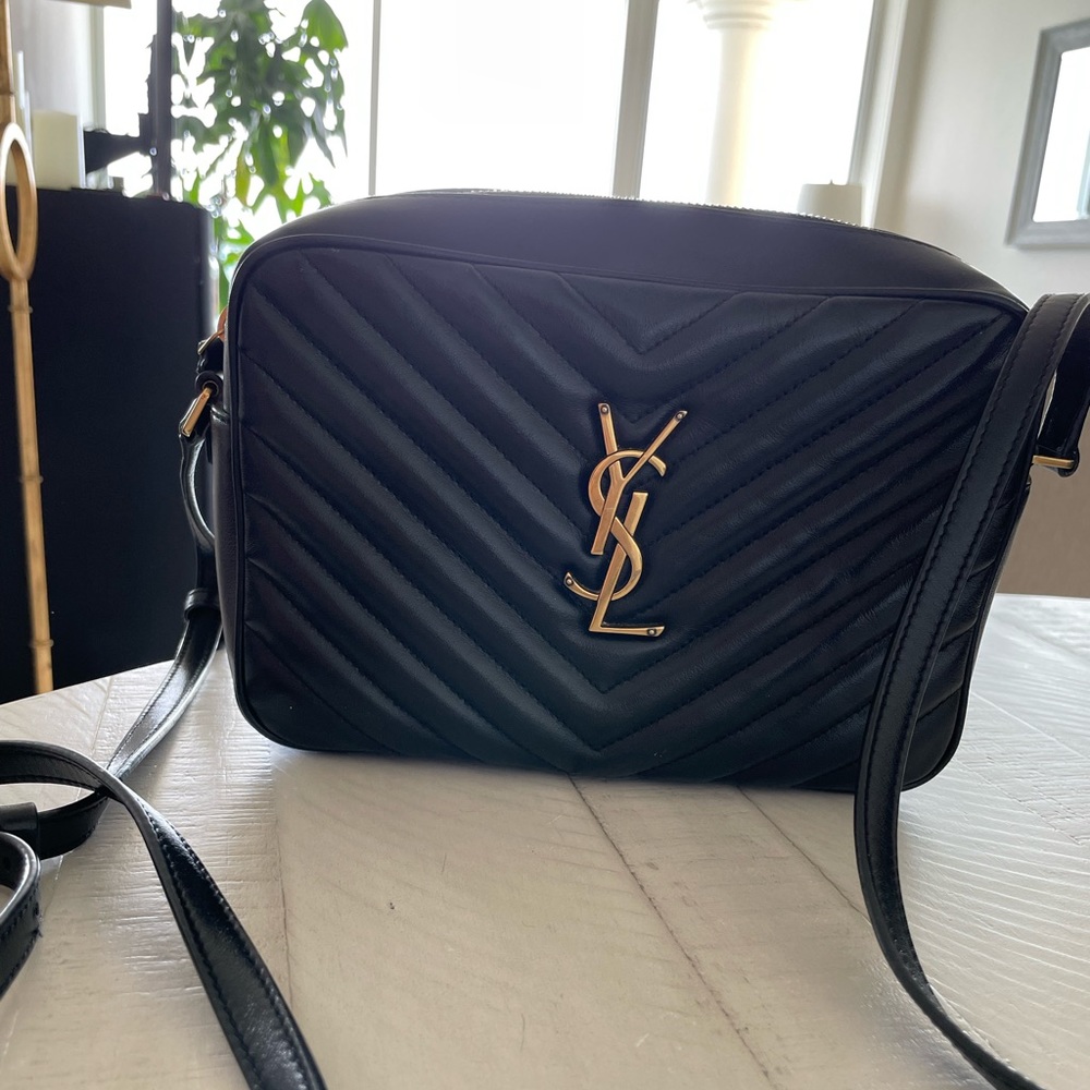 YSL Lou Matelassé Leather Camera Bag